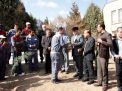 گزارش تصویری از آئیین درختکاری و تقدیر ازهمکاران فضای سبز دانشگاه